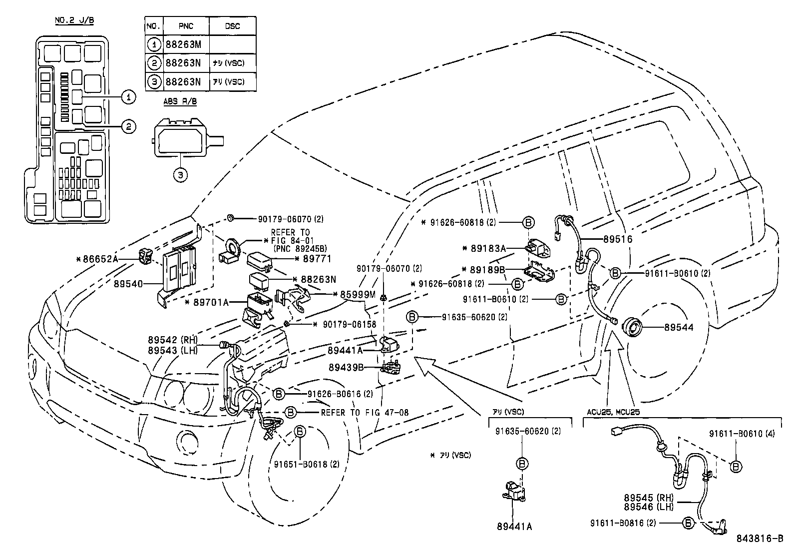 89540-48160 COMPUTER ASSY, SKID CONTROL product image