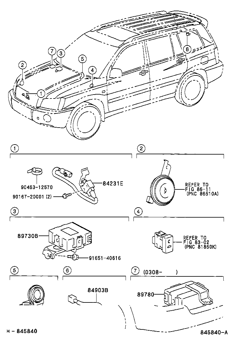 Toyota 89730-48060 COMPUTER ASSY, THEFT WARNING