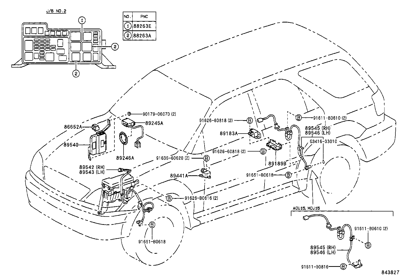 89540-48070 COMPUTER ASSY, SKID CONTROL product image