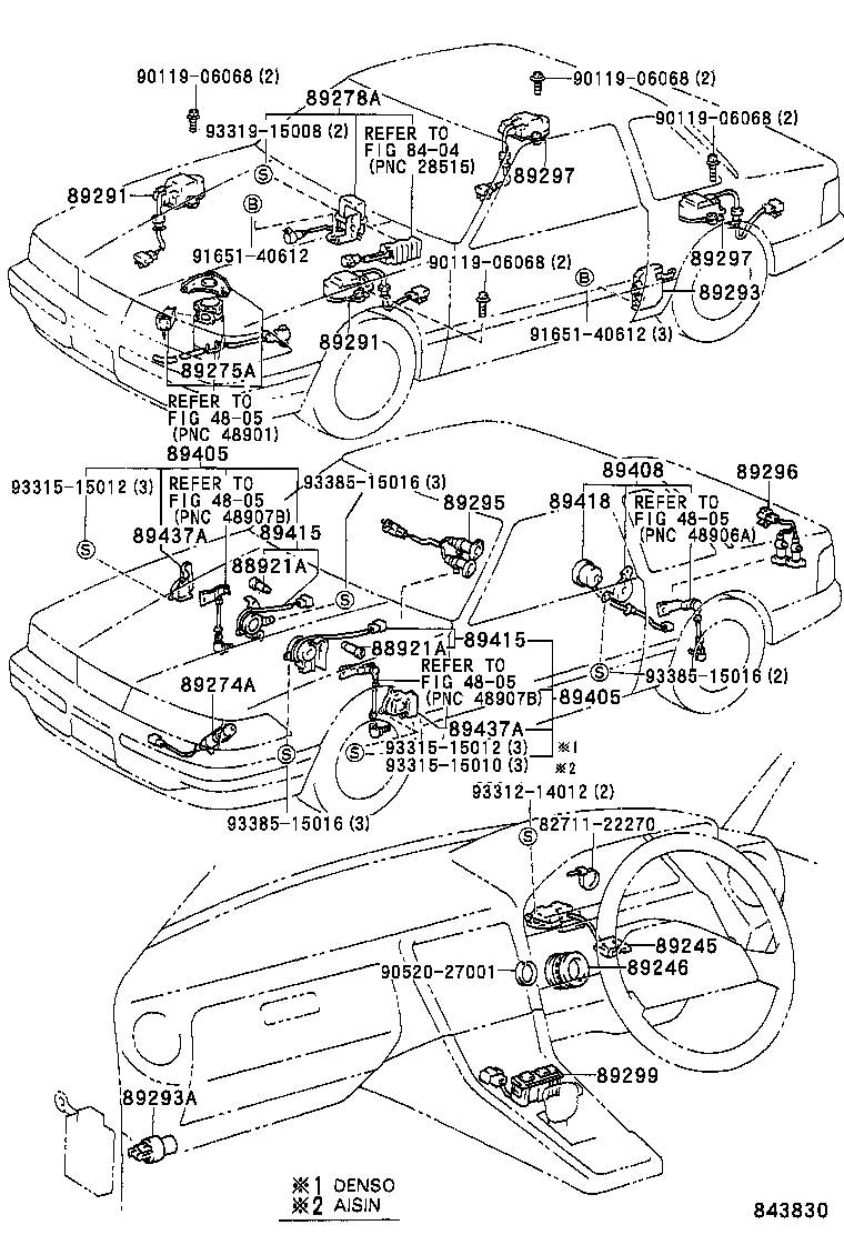 89298-24010 ACTUATOR, SUSPENSION CONTROL, REAR product image