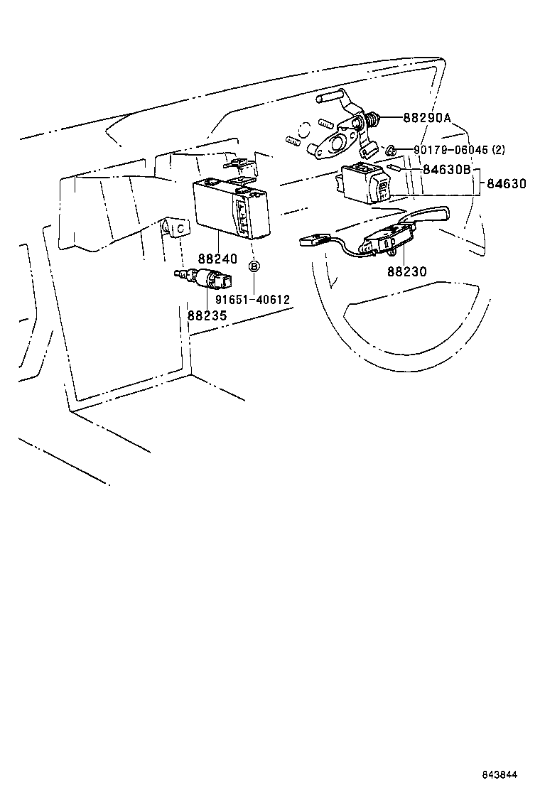 88283-24030 HOSE, CRUISE CONTROL VACUUM product image