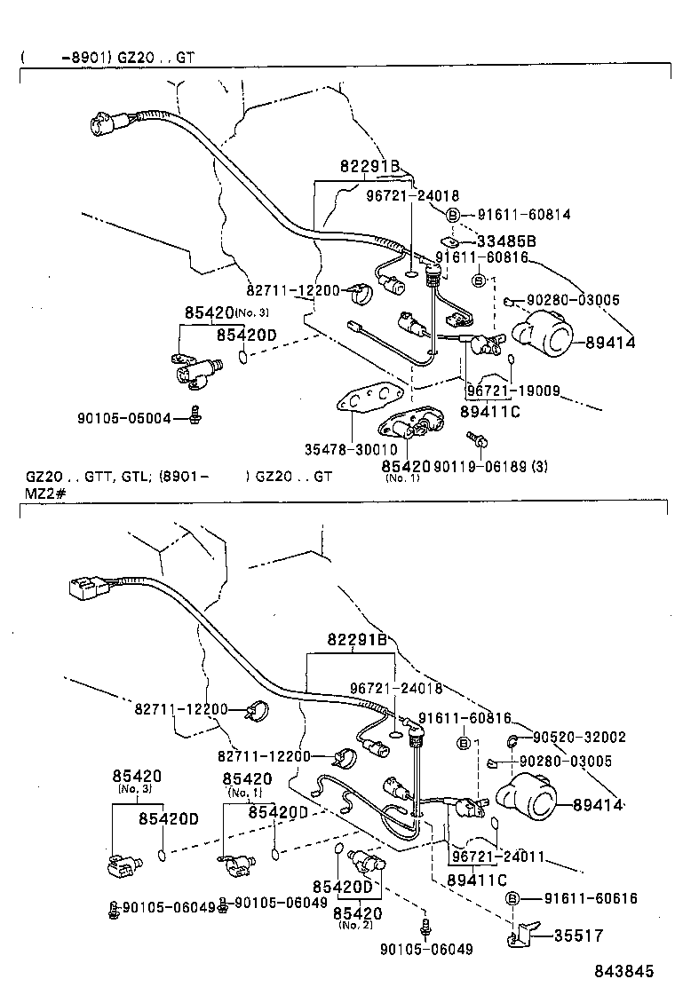 84720-24030 SWITCH ASSY, PATTERN SELECT product image