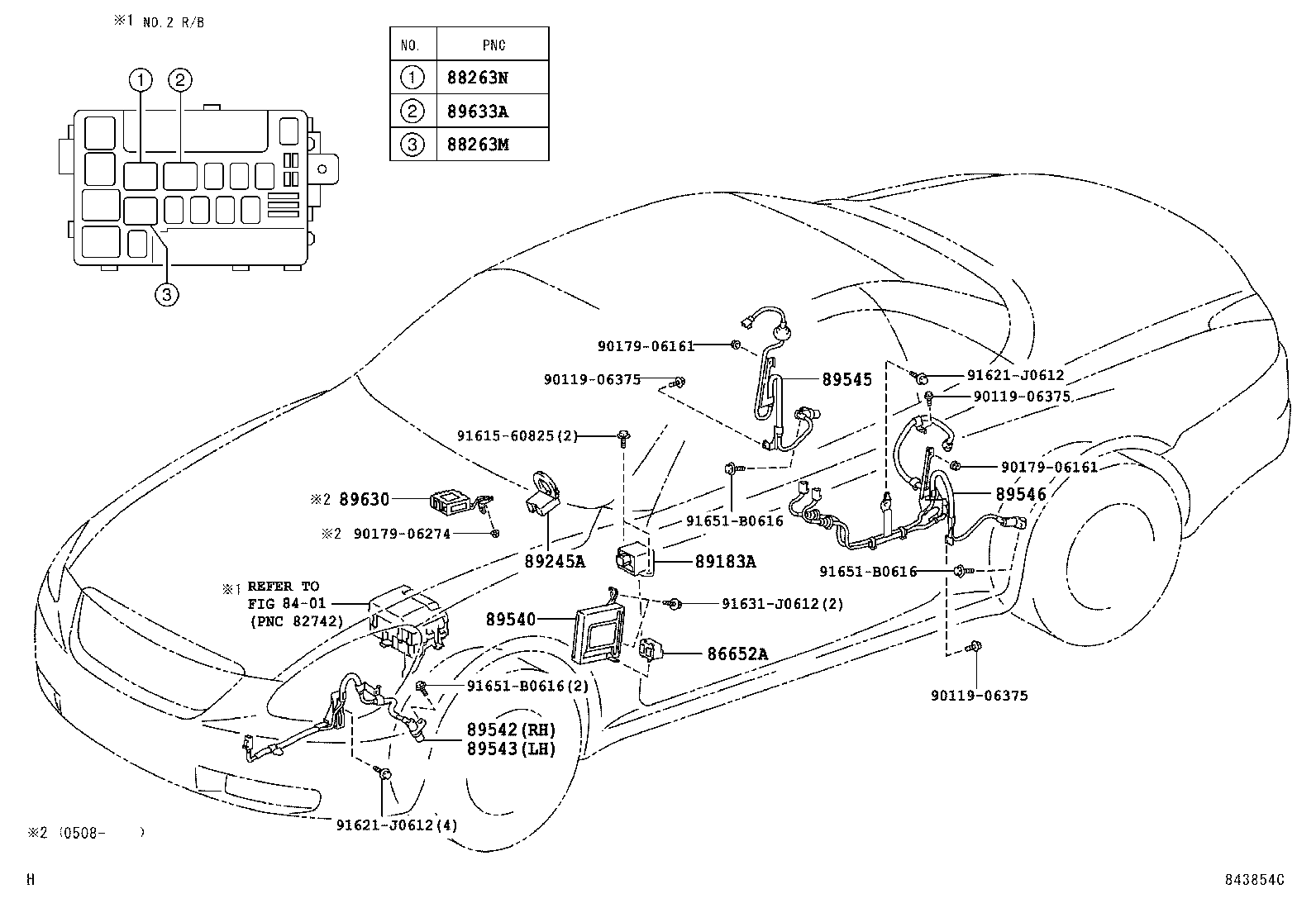 Toyota 89540-24170 COMPUTER ASSY, SKID CONTROL