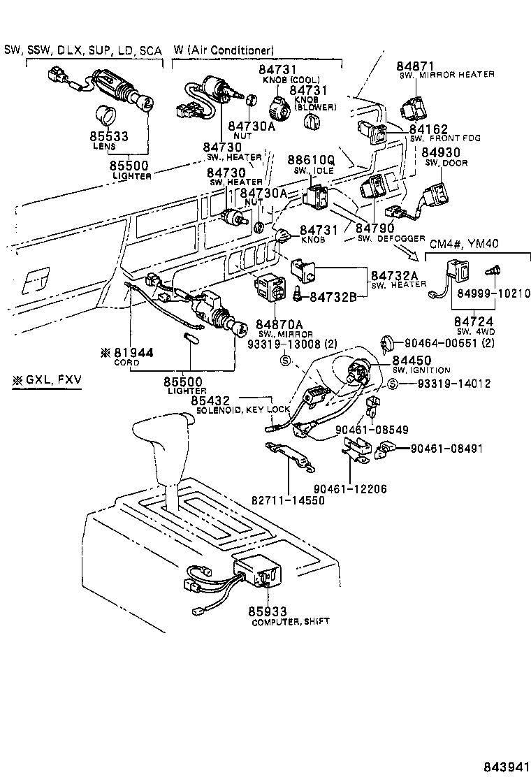 89568-27010 BRACKET, EMISSION COMPUTER, NO.2 product image