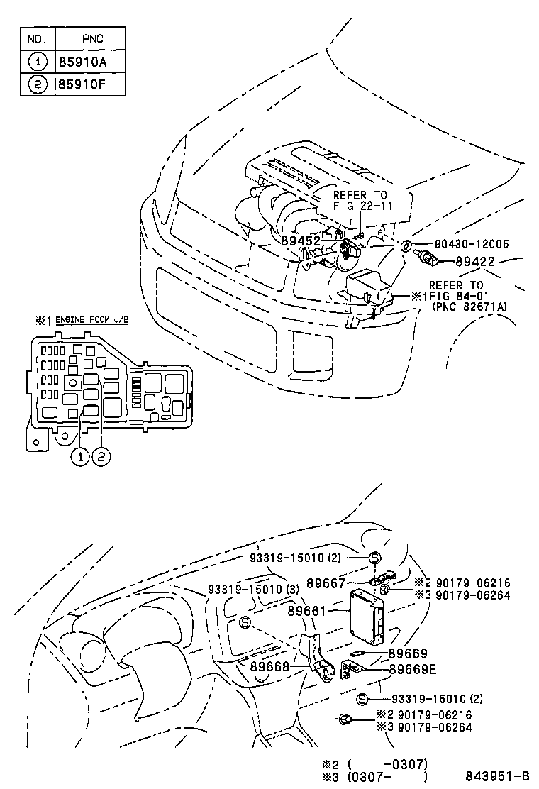 89987-42010 BRACKET, COMPUTER, NO.1 product image