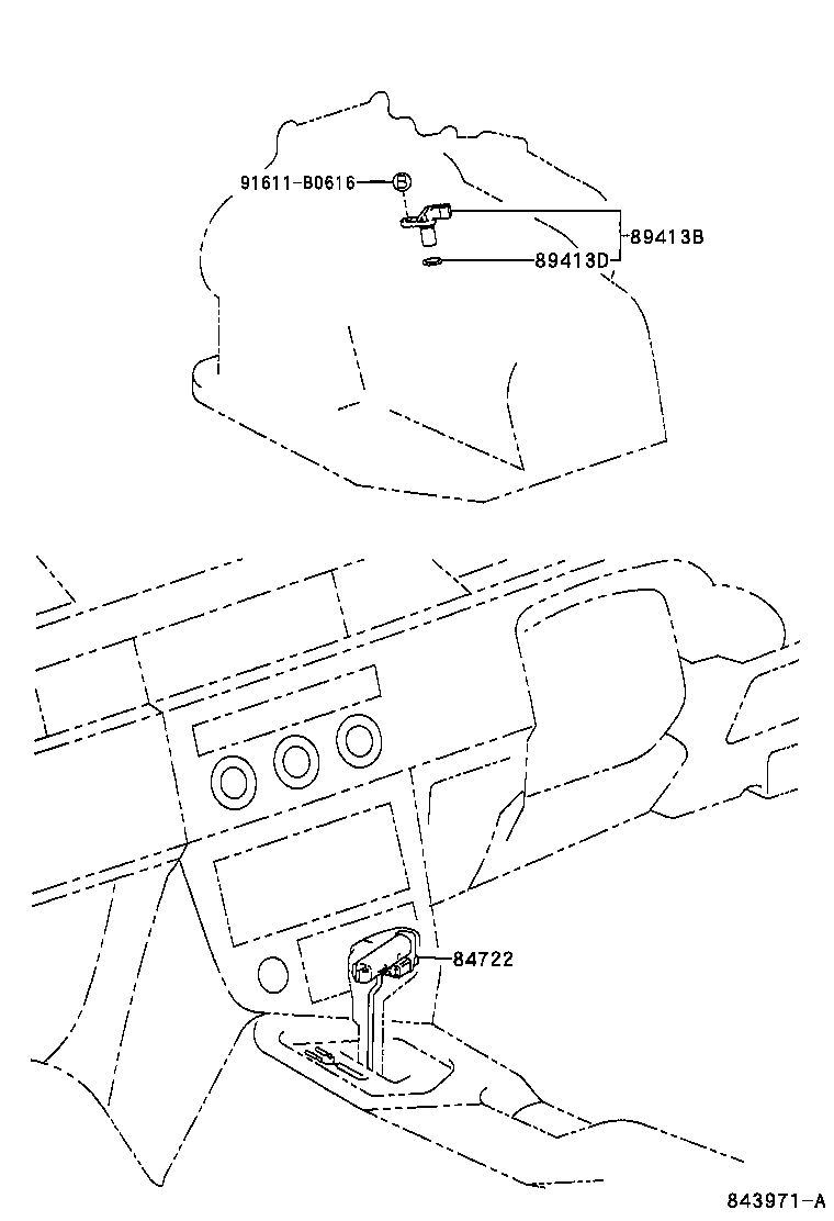 84610-12010 SWITCH ASSY, TRANSMISSION SHIFT, UP & DOWN product image