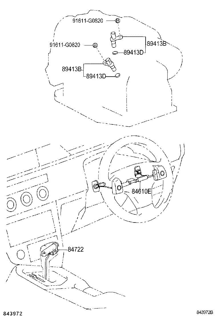 84610-12010 SWITCH ASSY, TRANSMISSION SHIFT, UP & DOWN product image