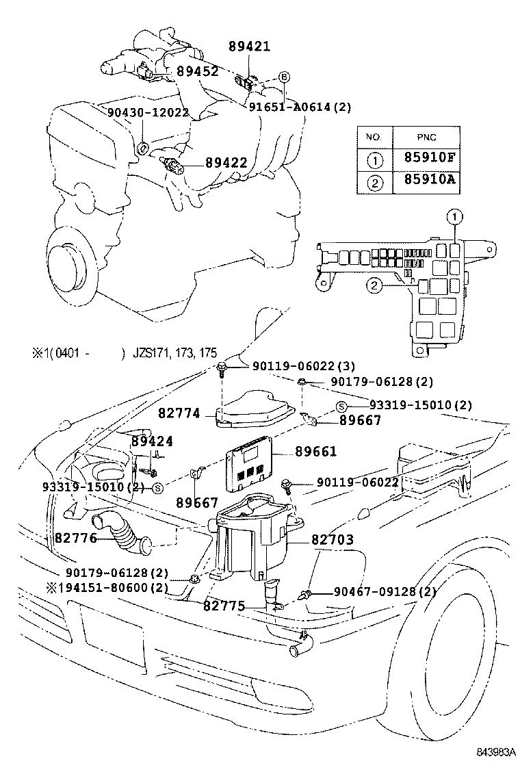 89879-30020 BRACKET, INJECTOR DRIVER product image