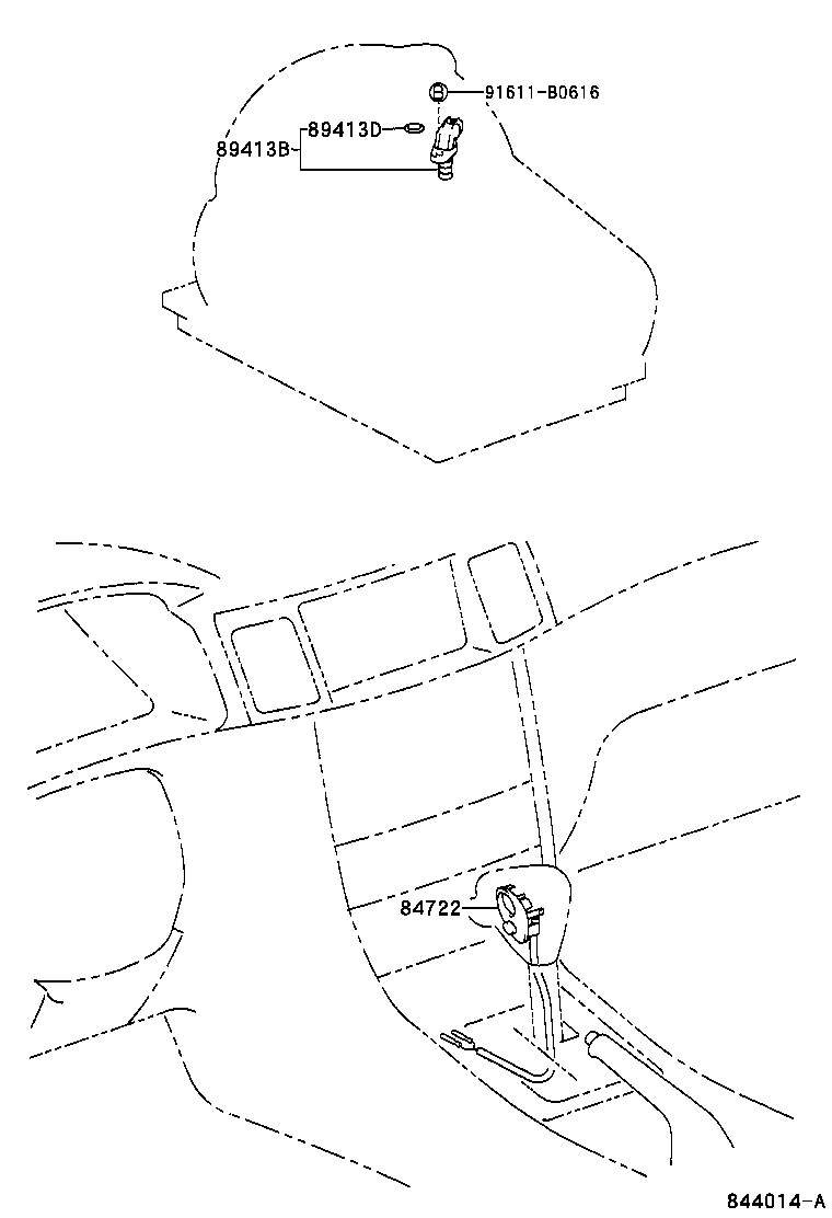 84722-12110-E0 SWITCH, TRANSMISSION CONTROL product image
