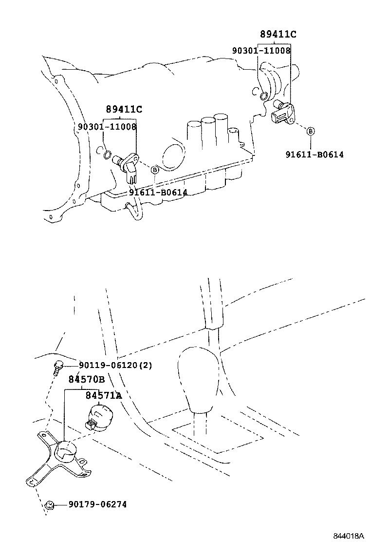 84571-50030 SWITCH, KICK DOWN product image