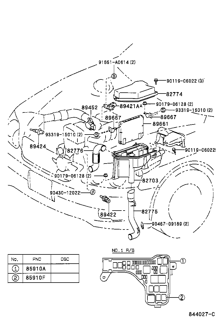 89458-22010 SENSOR, FUEL PRESSURE product image