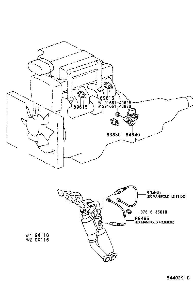 84165-22030 SWITCH, REAR FOG LAMP product image
