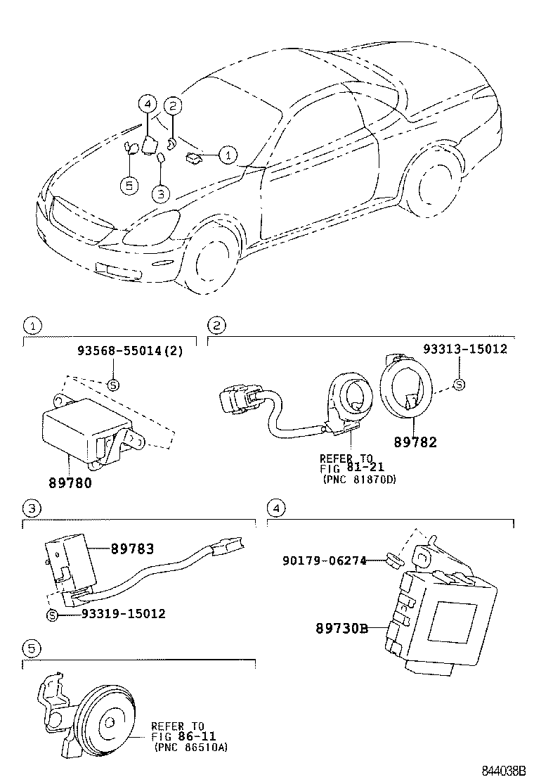 89730-24080 COMPUTER ASSY, THEFT WARNING product image