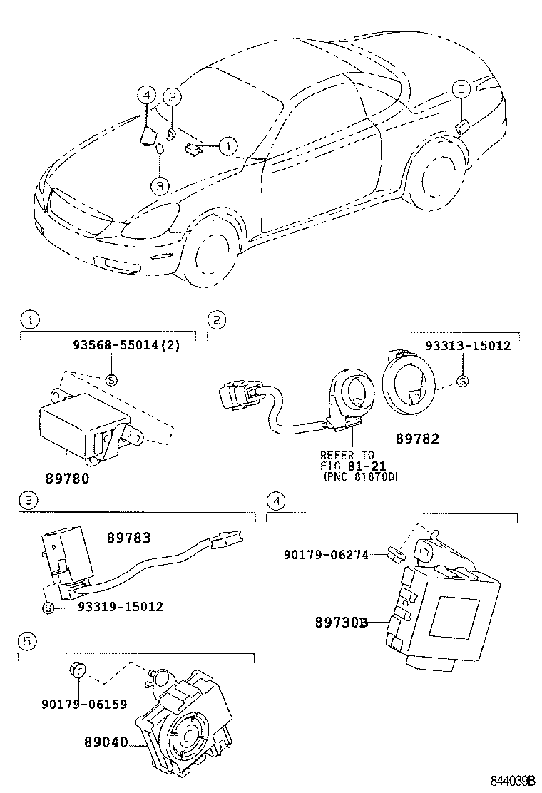 89780-24030 COMPUTER ASSY, TRANSPONDER KEY product image