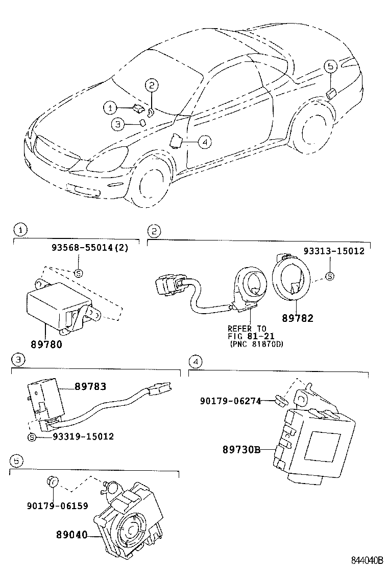 89780-24030 COMPUTER ASSY, TRANSPONDER KEY product image
