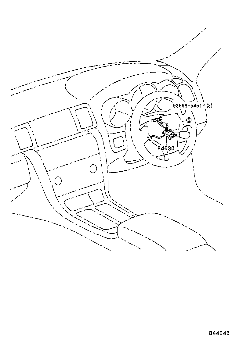 84630-24110 SWITCH ASSY, CRUISE CONTROL MAIN product image