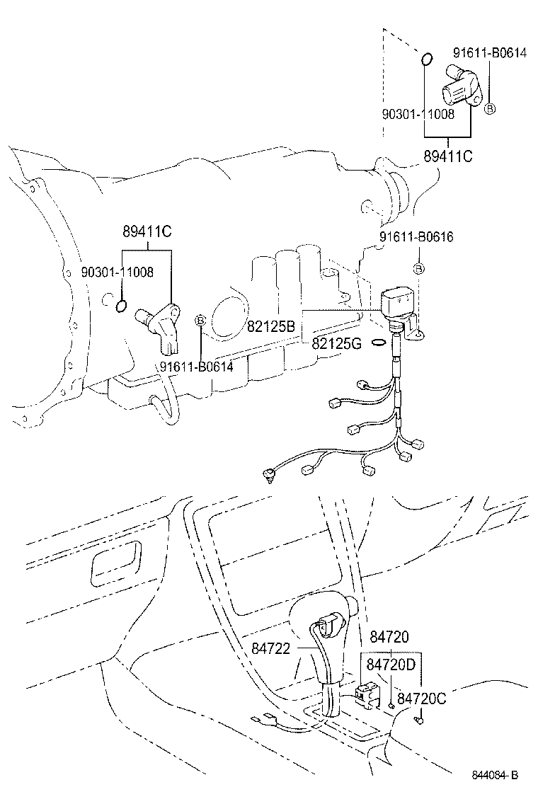 84720-51010 SWITCH ASSY, PATTERN SELECT product image