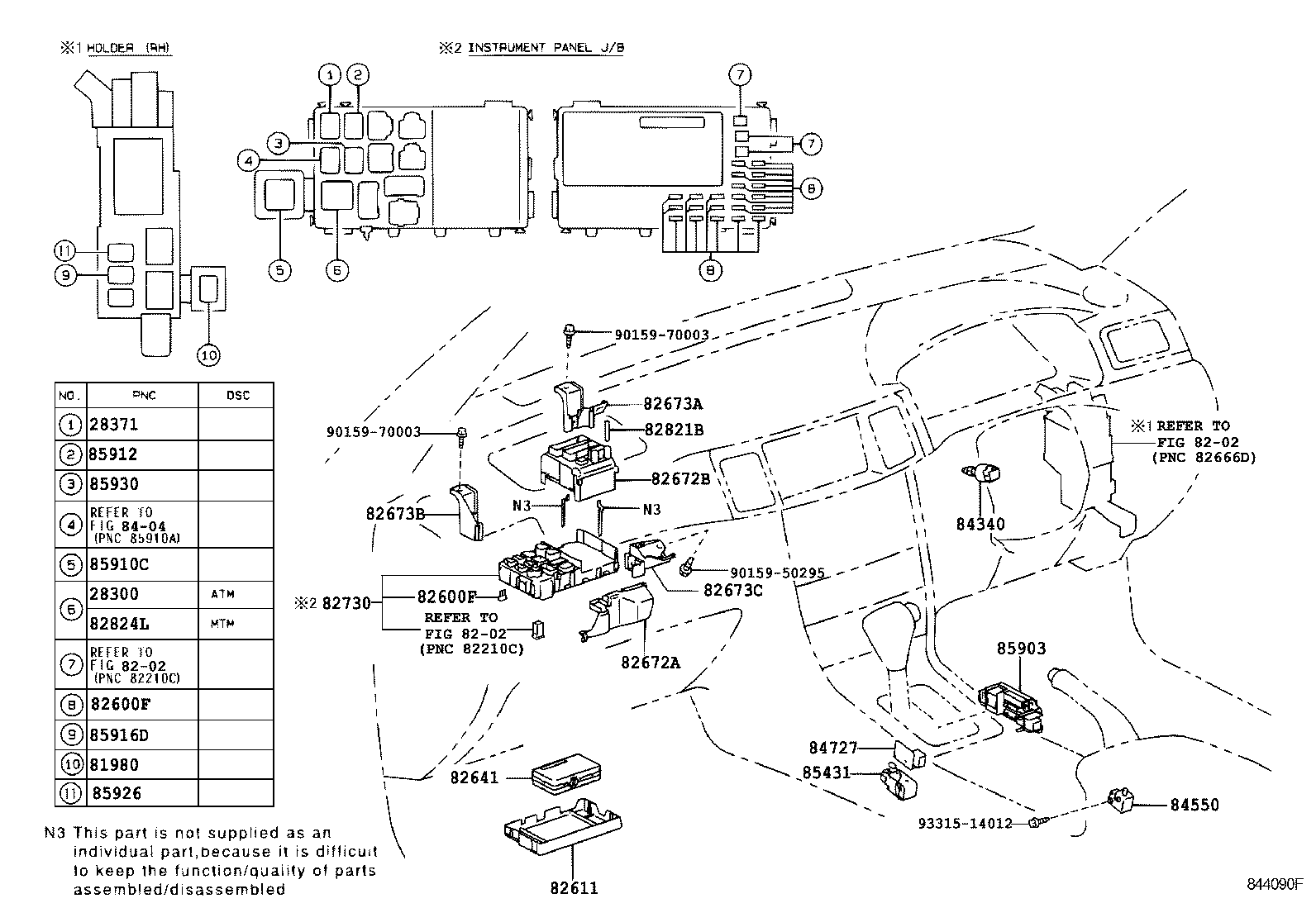 84140-02111 SWITCH ASSY, HEADLAMP DIMMER product image