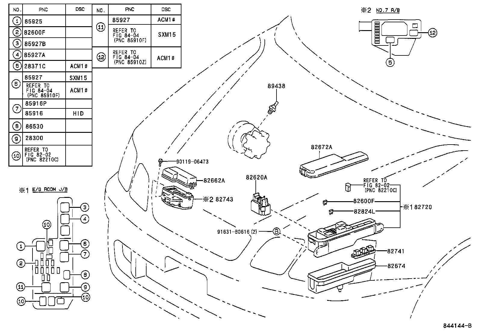 82672-44080 COVER, JUNCTION BLOCK product image
