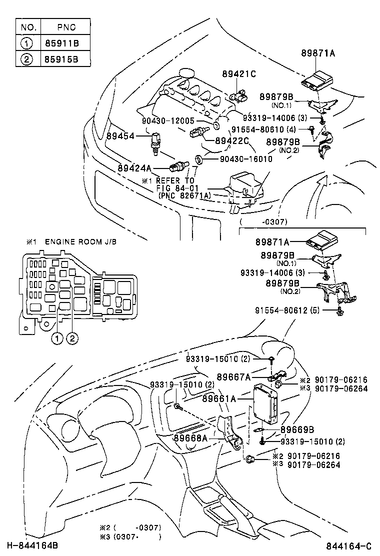 89661-42780 COMPUTER, ENGINE CONTROL product image