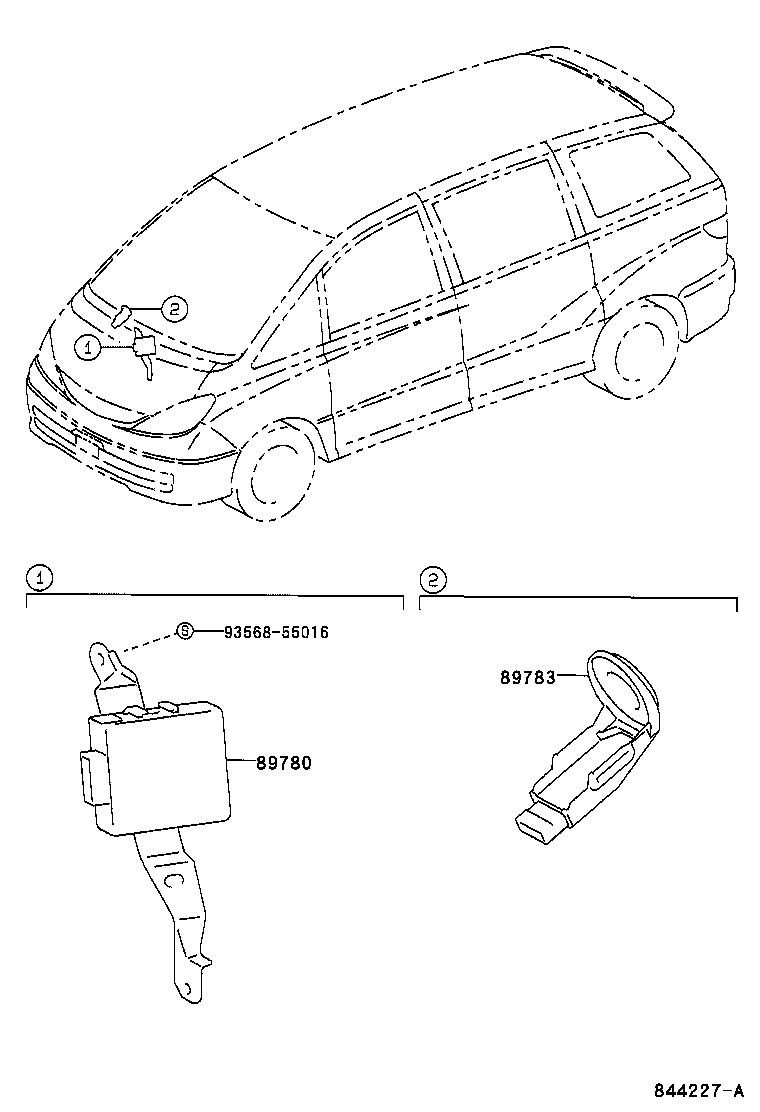 89780-28090 COMPUTER ASSY, TRANSPONDER KEY product image