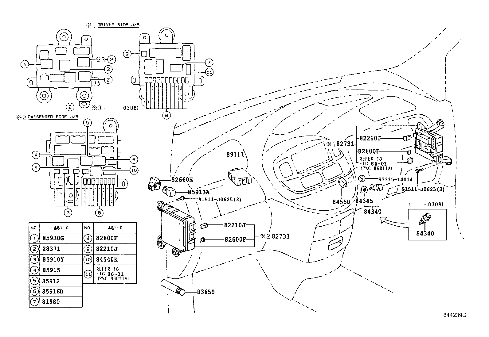 84140-28150 SWITCH ASSY, HEADLAMP DIMMER product image