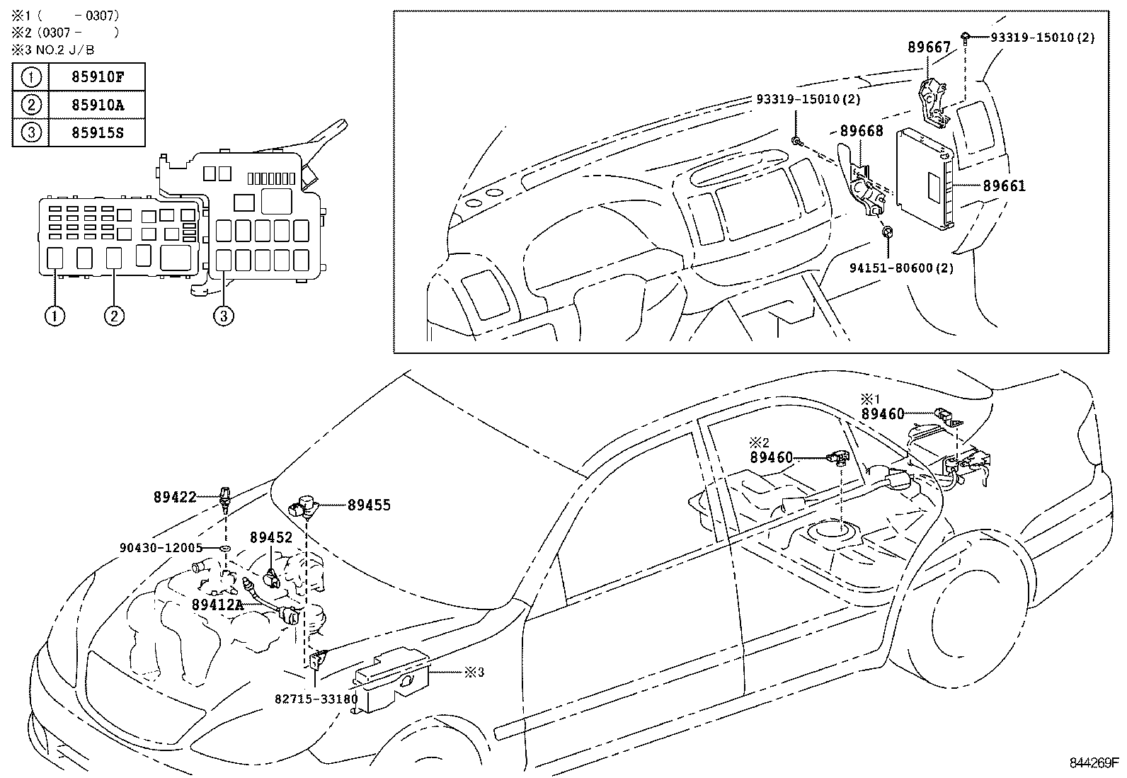 Toyota 89666-33431 COMPUTER, ENGINE CONTROL