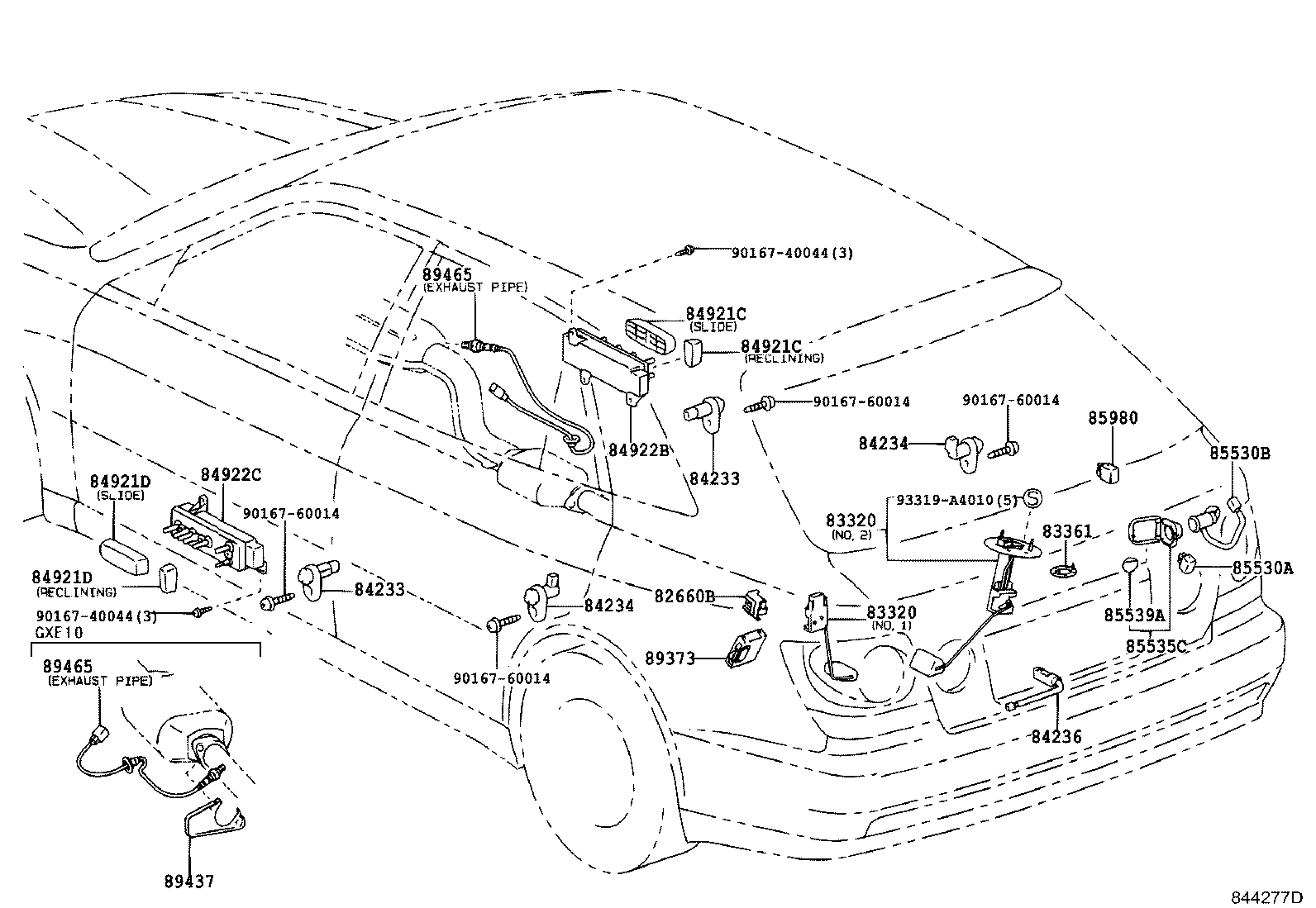 84165-53010 SWITCH, REAR FOG LAMP product image