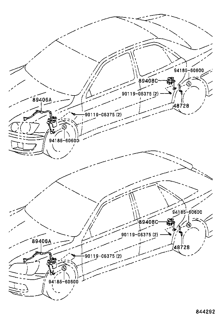 48728-30030 BRACKET, LOAD SENSING VALVE SENSOR product image