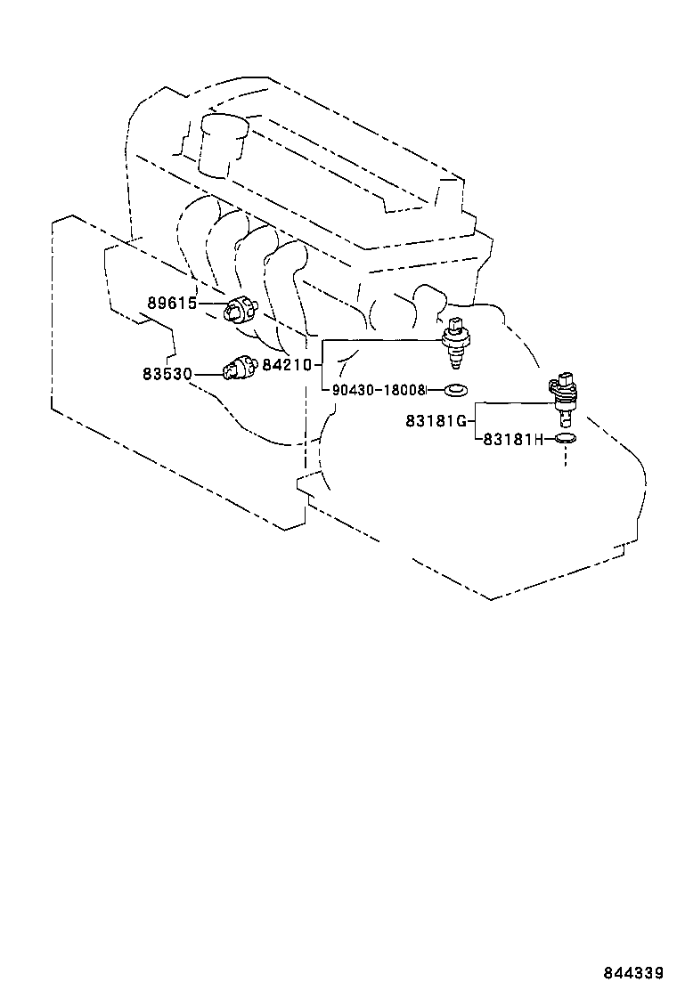 84140-02111 SWITCH ASSY, HEADLAMP DIMMER product image