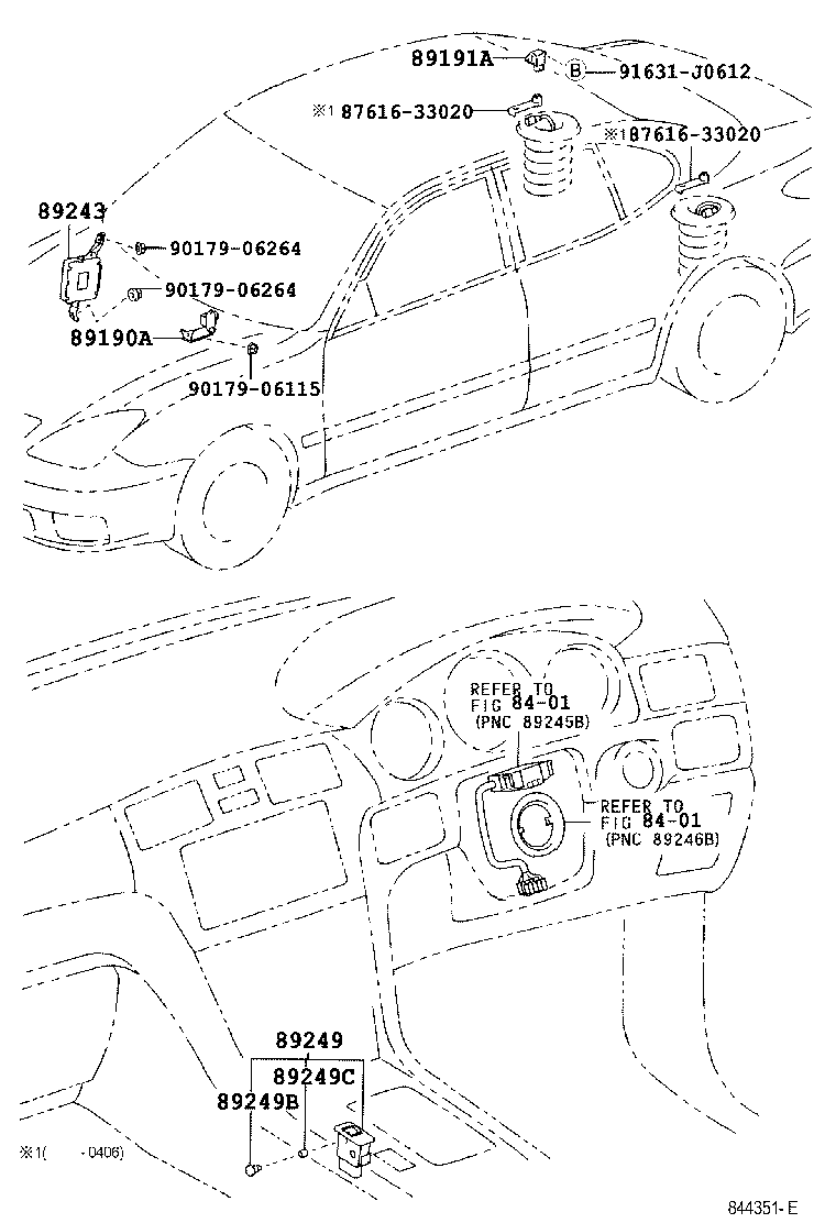 89243-33090 COMPUTER, ABSORBER CONTROL product image
