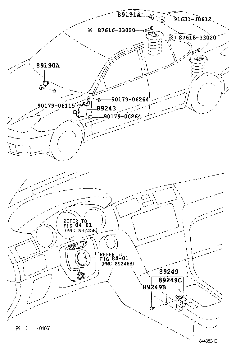 Toyota 84998-10770 CAP BULB, ABSORBER CONTROL SWITCH