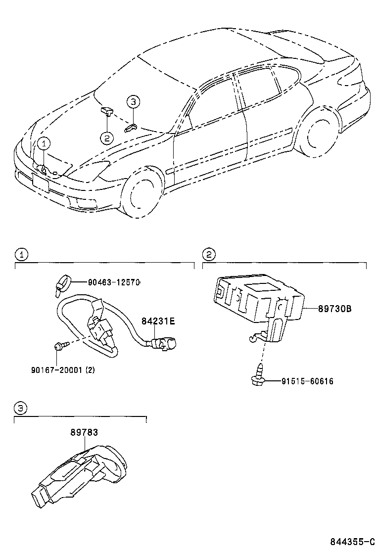 89730-33150 COMPUTER ASSY, THEFT WARNING product image