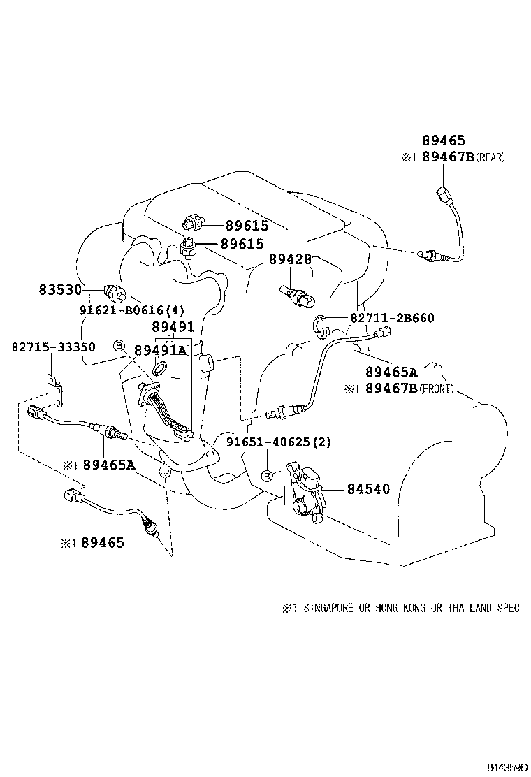 84040-33050 MASTER SWITCH ASSY, POWER WINDOW REGULATOR product image