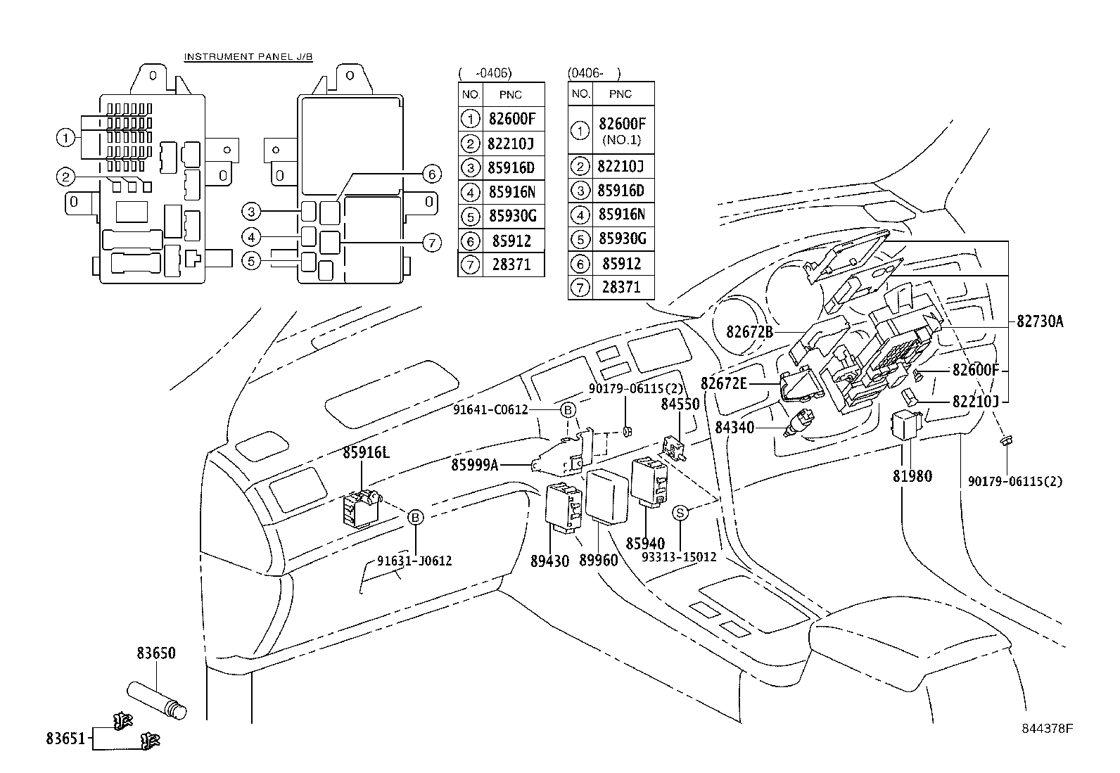 82672-33281 COVER, JUNCTION BLOCK product image