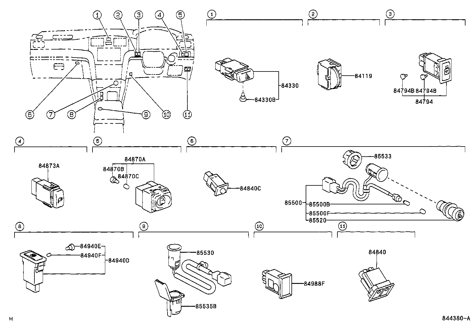 82672-33281 COVER, JUNCTION BLOCK product image