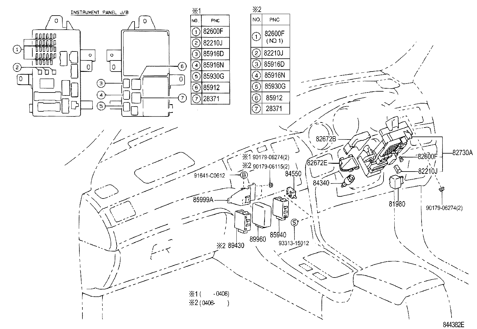 84040-33050 MASTER SWITCH ASSY, POWER WINDOW REGULATOR product image