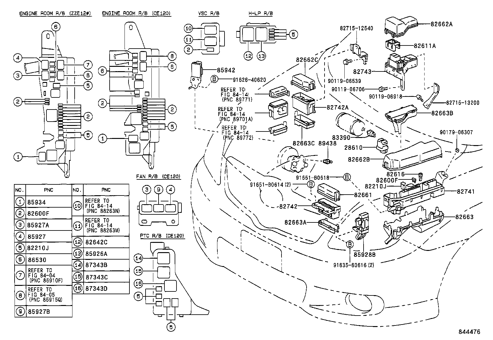 84040-13071 MASTER SWITCH ASSY, POWER WINDOW REGULATOR product image