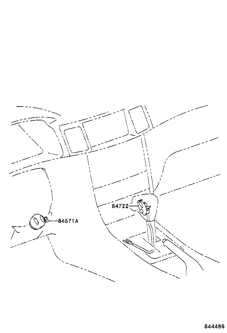 84571-12010 SWITCH, KICK DOWN product image