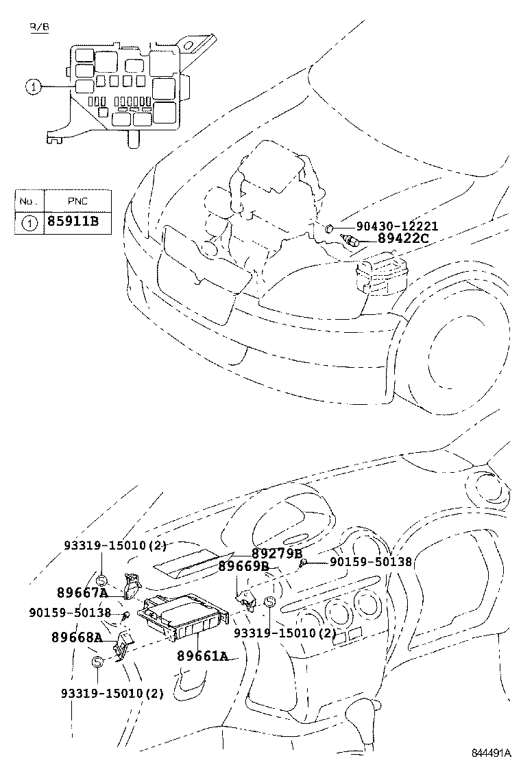 89279-52050 COVER, DIESEL ENGINE CONTROL COMPUTOR product image