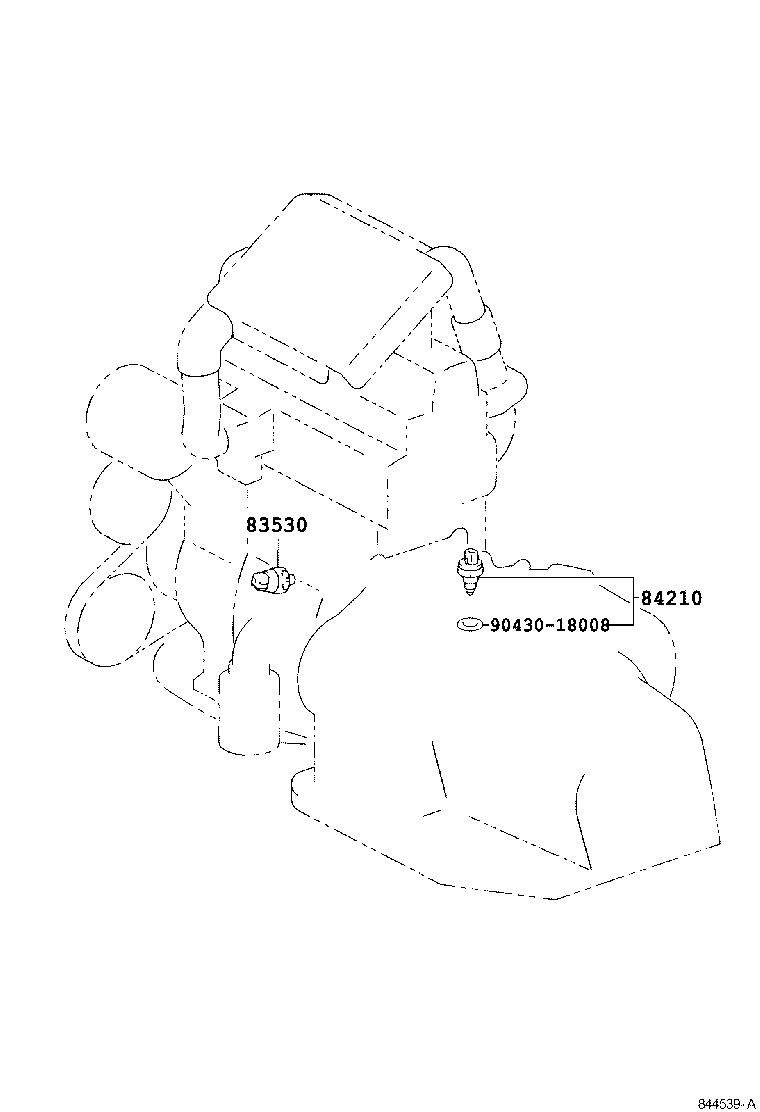 84152-52020 SWITCH, HEADLAMP LEVELING product image
