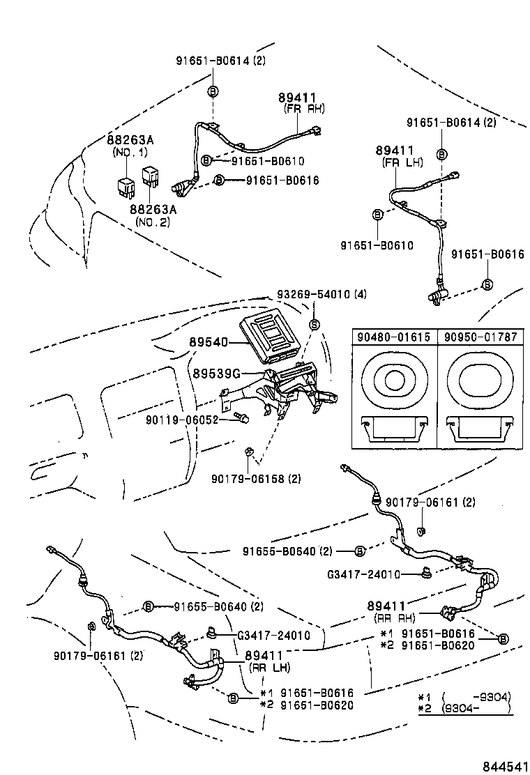 89541-30031 COMPUTER ASSY, SKID CONTROL product image