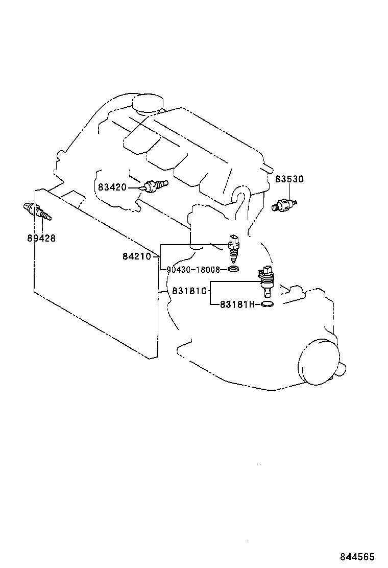 83320-12640 GAGE ASSY, FUEL SENDER product image
