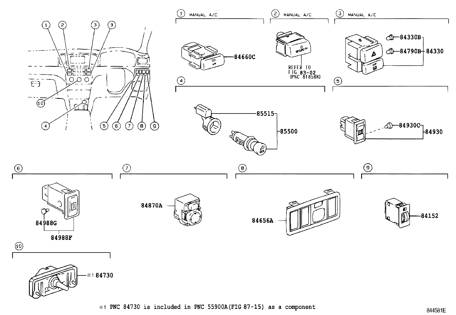 82641-02040 RELAY, INTEGRATION W/DOOR CONTROL product image