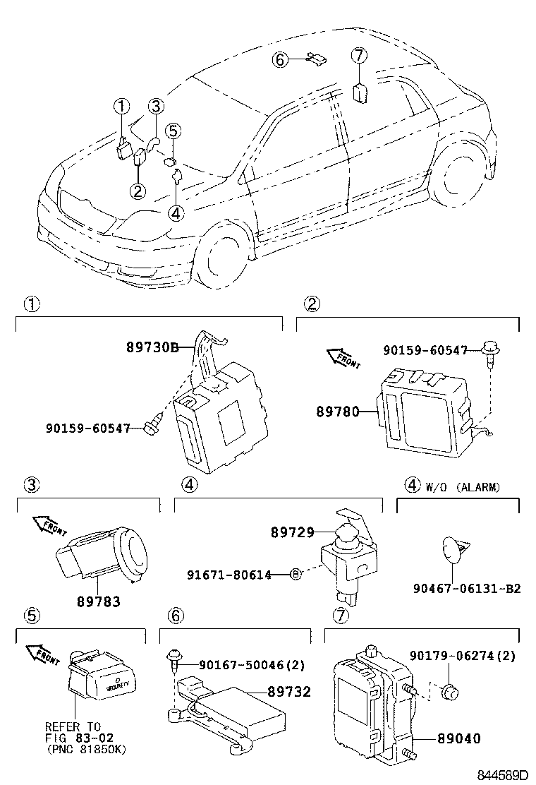 89730-02040 COMPUTER ASSY, THEFT WARNING product image