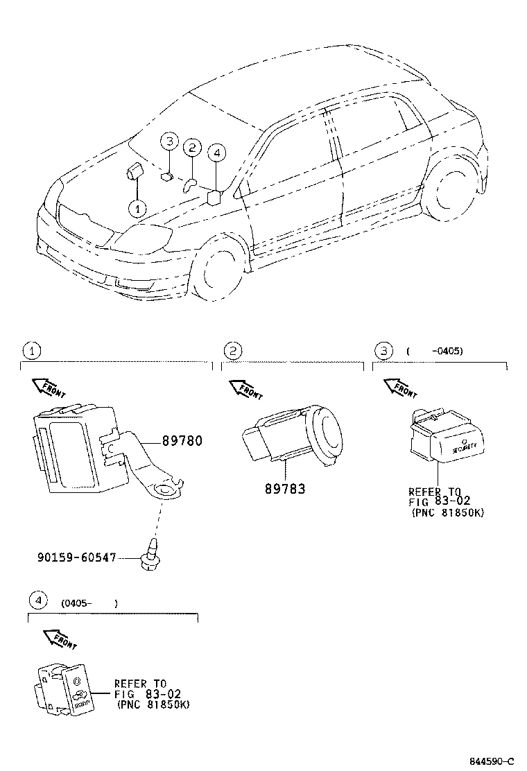 89730-02040 COMPUTER ASSY, THEFT WARNING product image