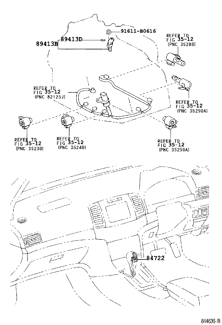 84722-20220 SWITCH, TRANSMISSION CONTROL product image