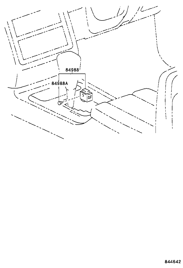 84988-22010 SWITCH, TRACTION CONTROL product image