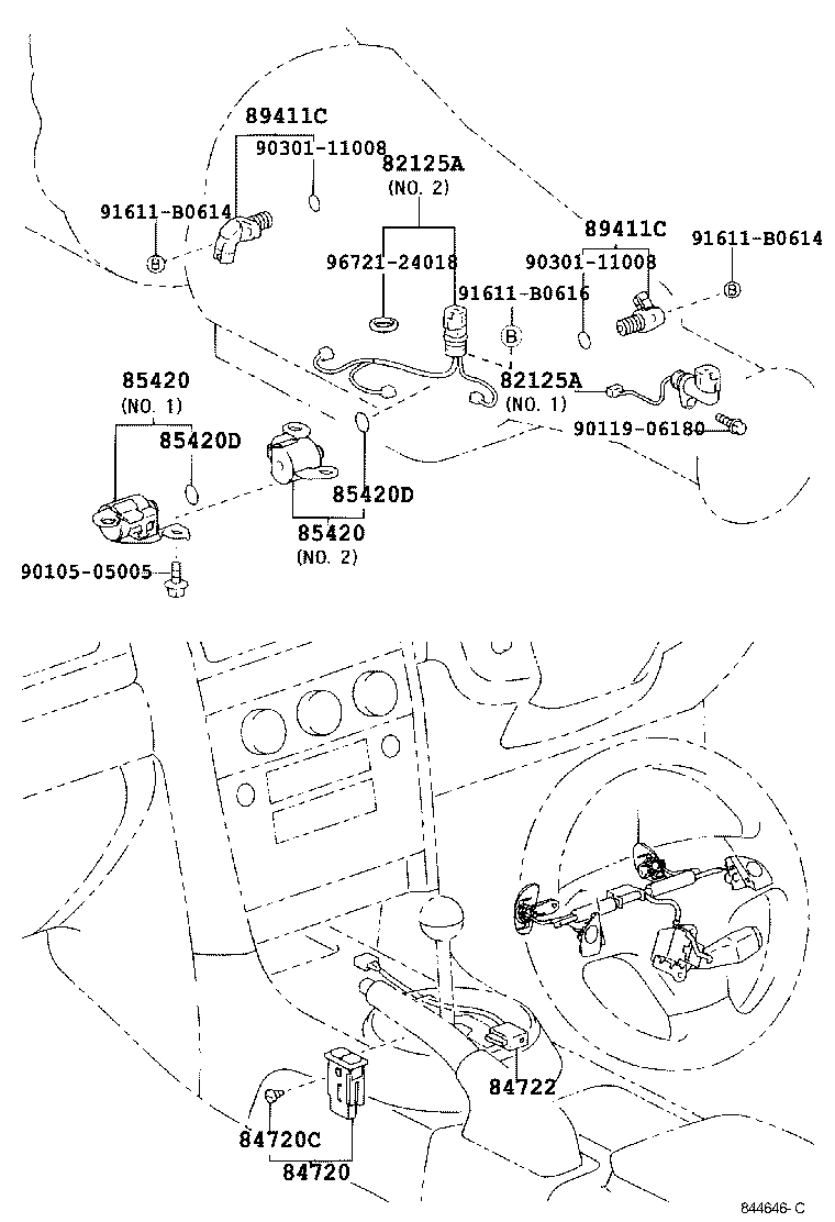 82125-22260 WIRE, TRANSMISSION product image