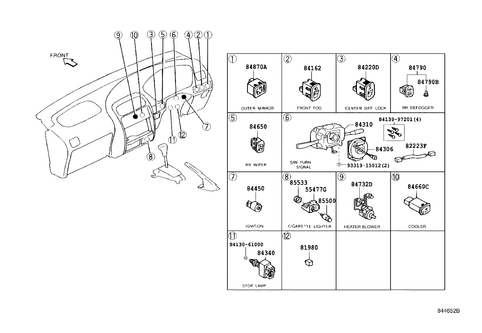 89560-87441 COMPUTER, ENGINE CONTROL product image